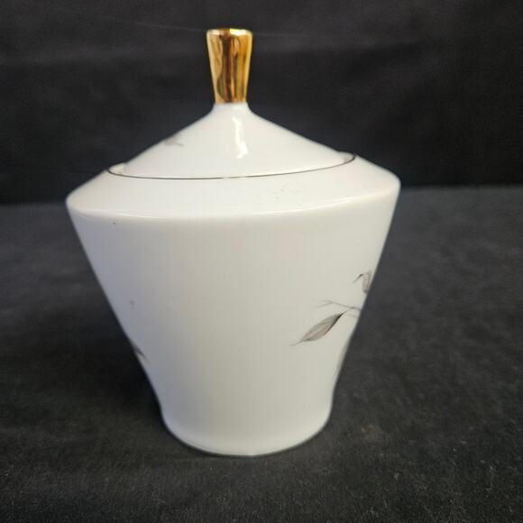 Vintage Bavaria Schumann Arzberg Germany Sugar Bowl with Lid Floral Canister - Picture 4 of 11